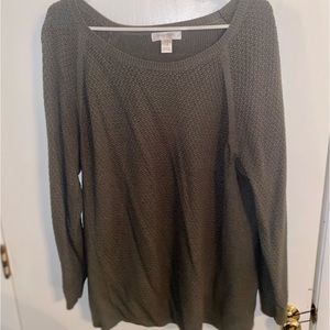 Motherhood Maternity, Green Knit Sweater, XL